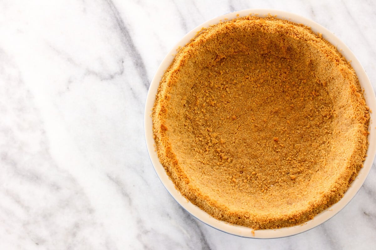 Baked Graham Cracker Crust Recipe - Chef Lindsey Farr