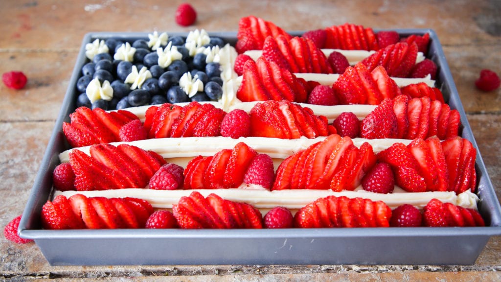 American Flag Cake