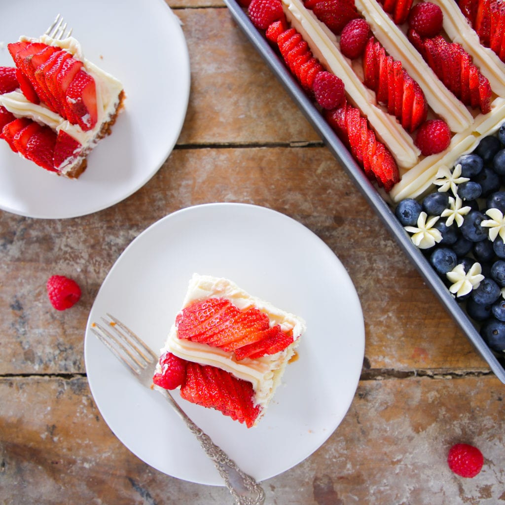 American Flag Cake