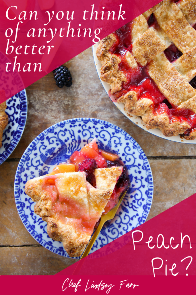 Peach Blackberry Pie