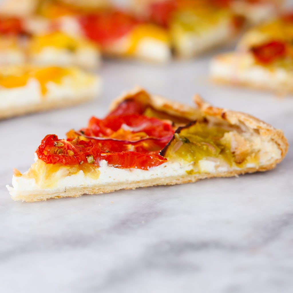 Tomato Goat Cheese Galette