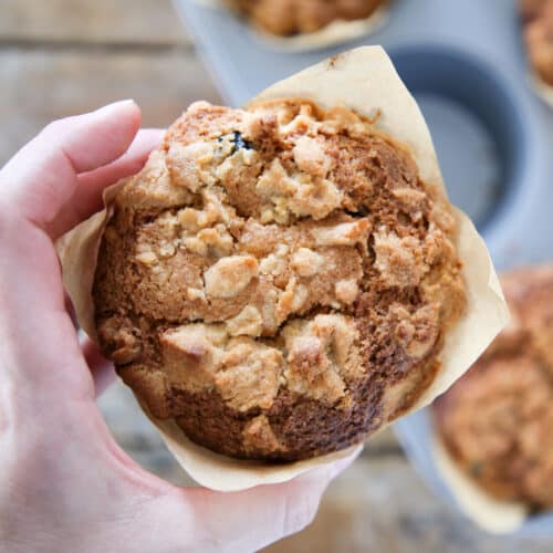 Jumbo Blueberry Streusel Muffins - Jaylynn Little