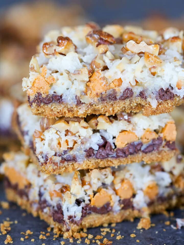 Seven Layer Bars Stacked