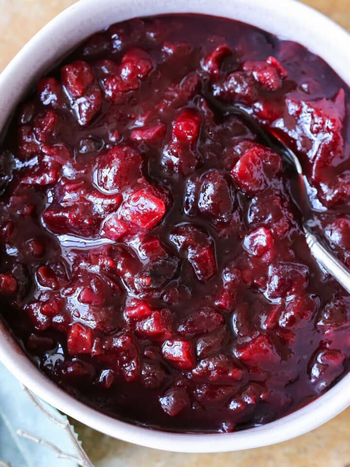 Nanas Cranberry Chutney one of 30 best thanksgiving side dishes
