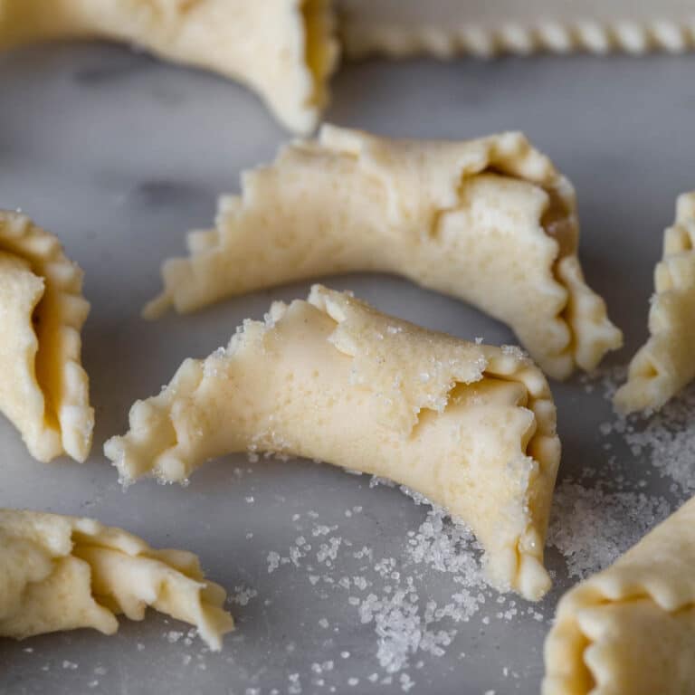 Hungarian Nut Roll Cookies Walnut Filling Chef Lindsey Farr