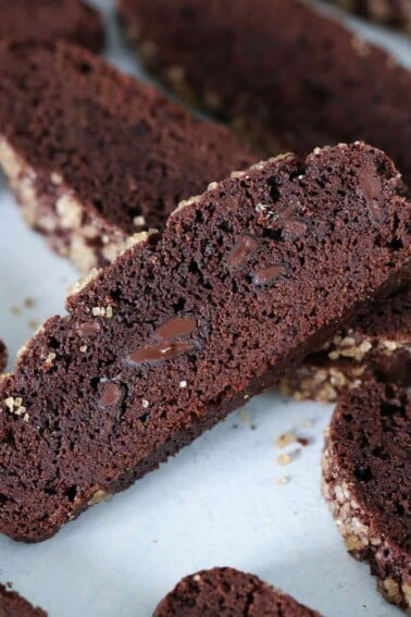 The best Double Chocolate Biscotti one piece