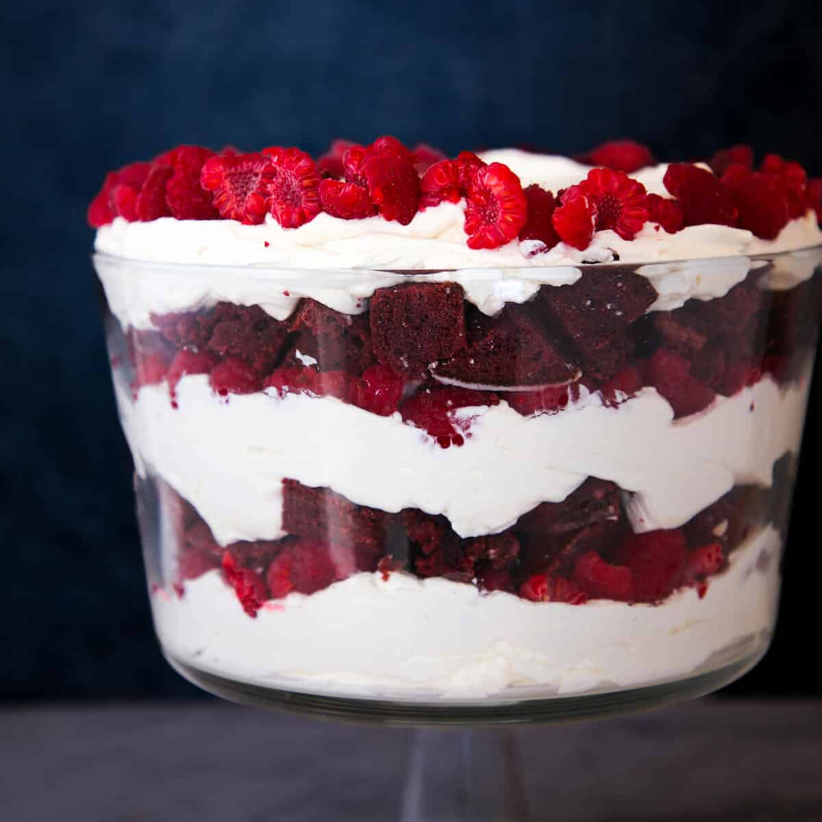 Red Velvet Trifle Cups - Red Velvet Cake Trifle