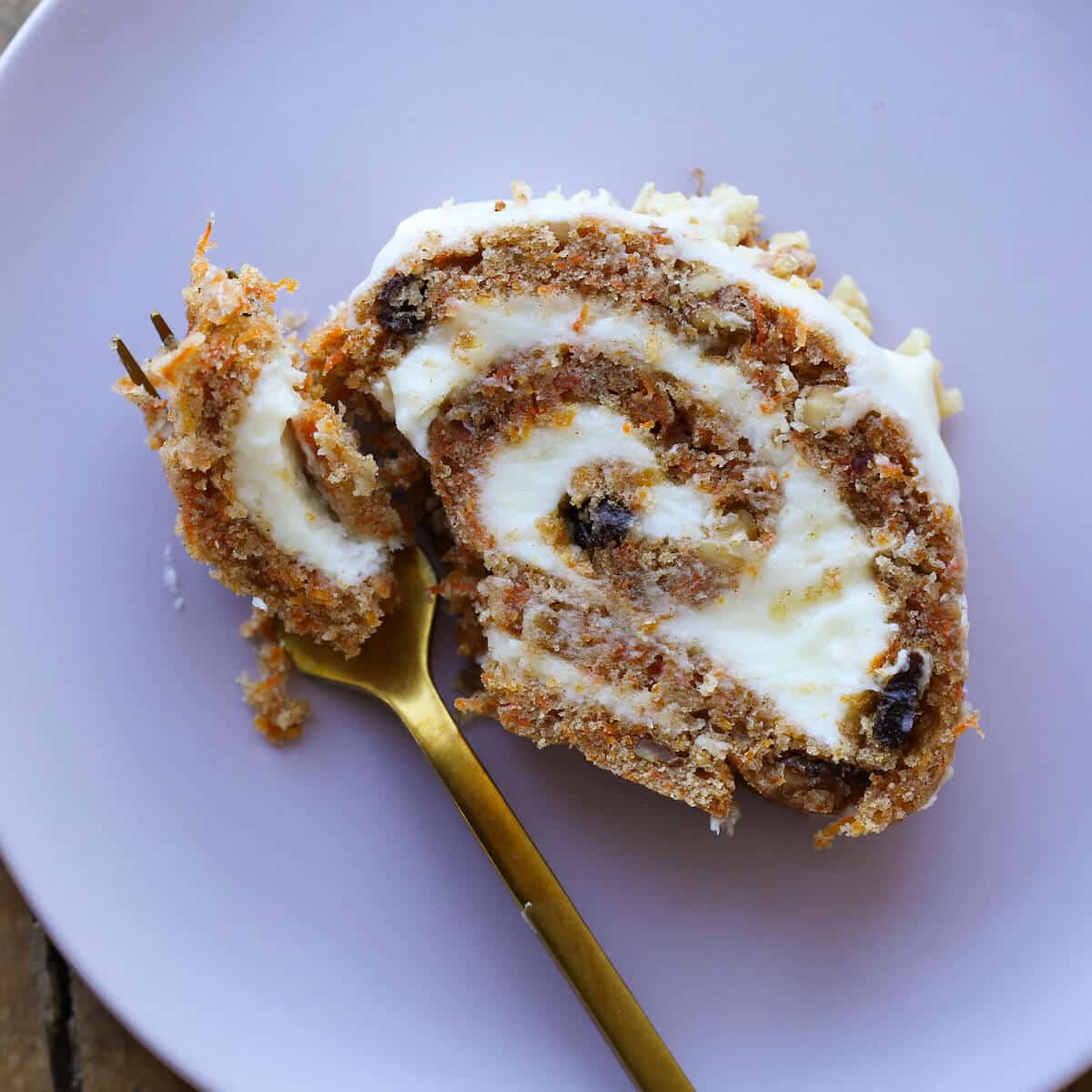 Carrot Cake Roll - Mooshu Jenne