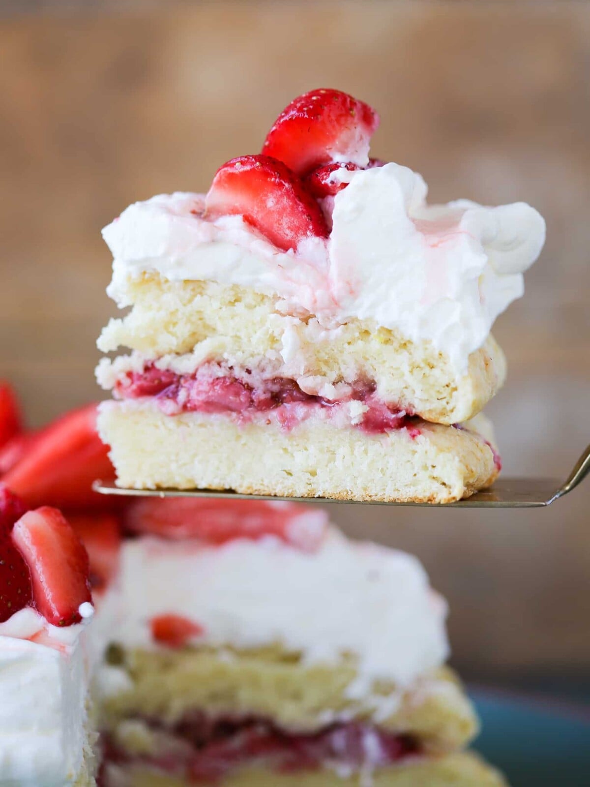 Classic Strawberry Shortcake with Whipped Cream - Lindsey Farr