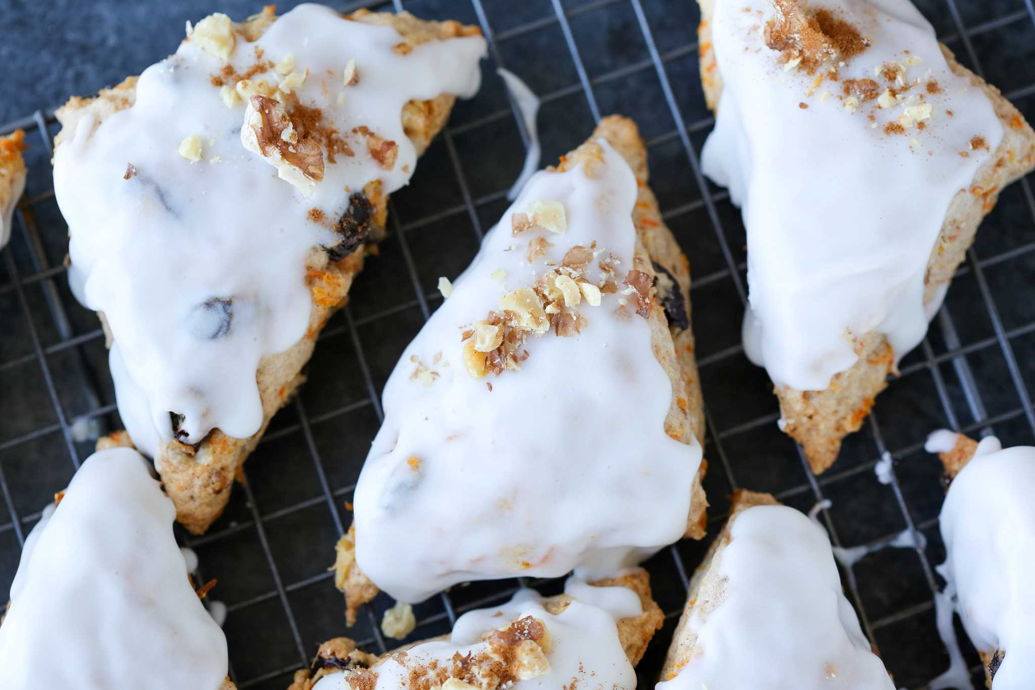 Carrot Cake Scones Group Cooling Rack