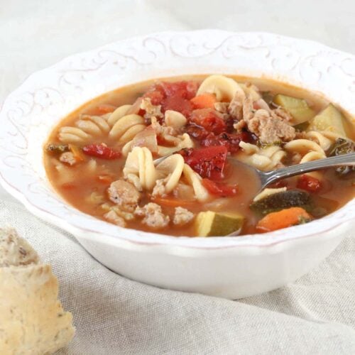 Italian Turkey Sausage Soup - Chef Lindsey Farr