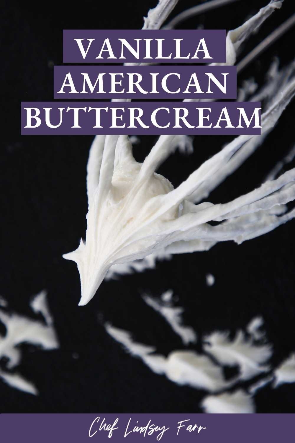 Vanilla American Buttercream Whisk Attachment