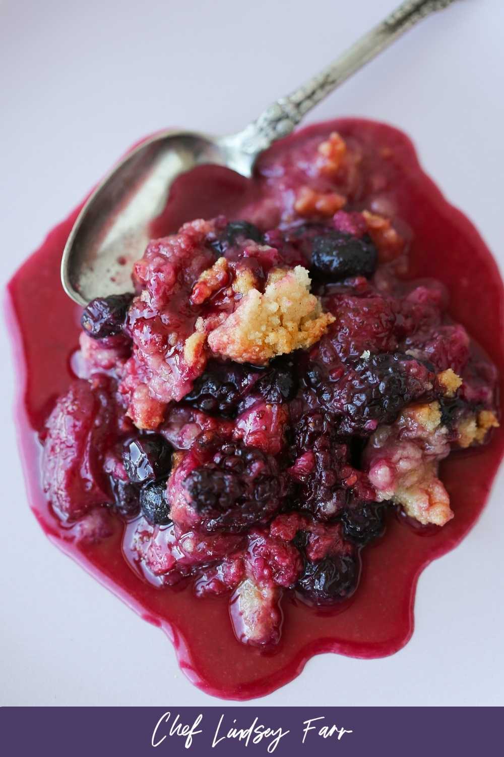 Mixed Berry Crumble Spoonful