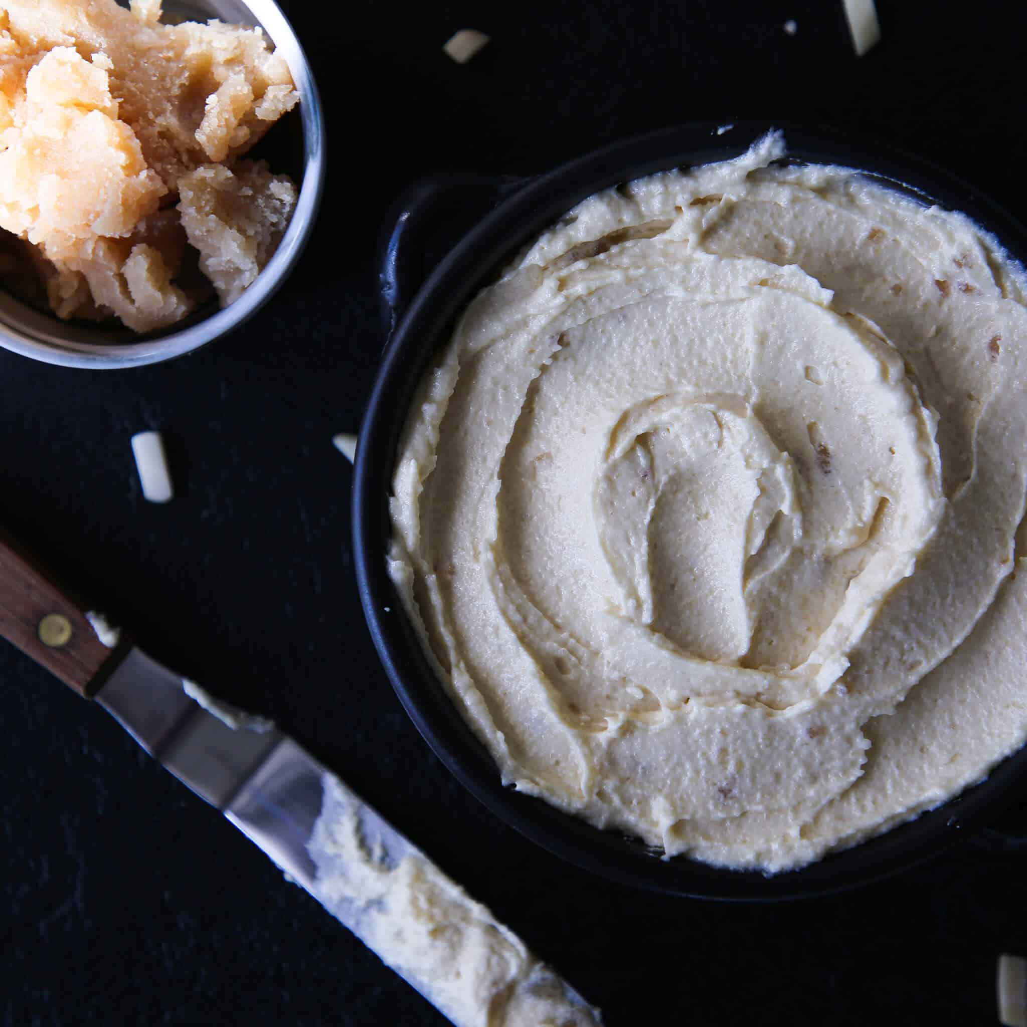 Almond Cream Almond Paste Creamy Knife