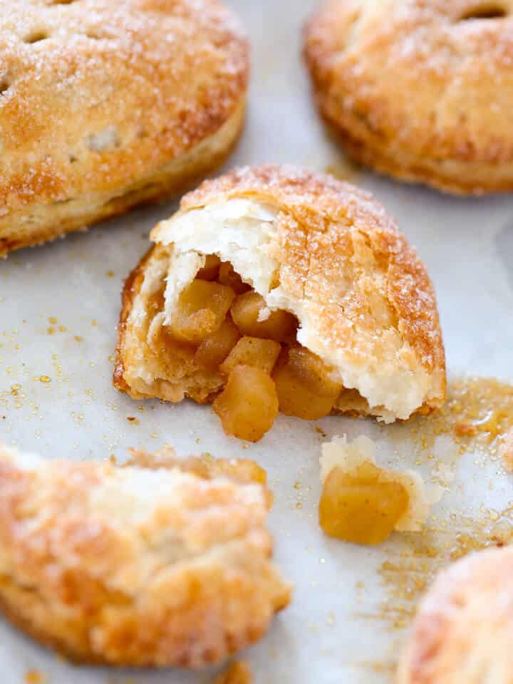 Apple Hand Pies Crumb Opened