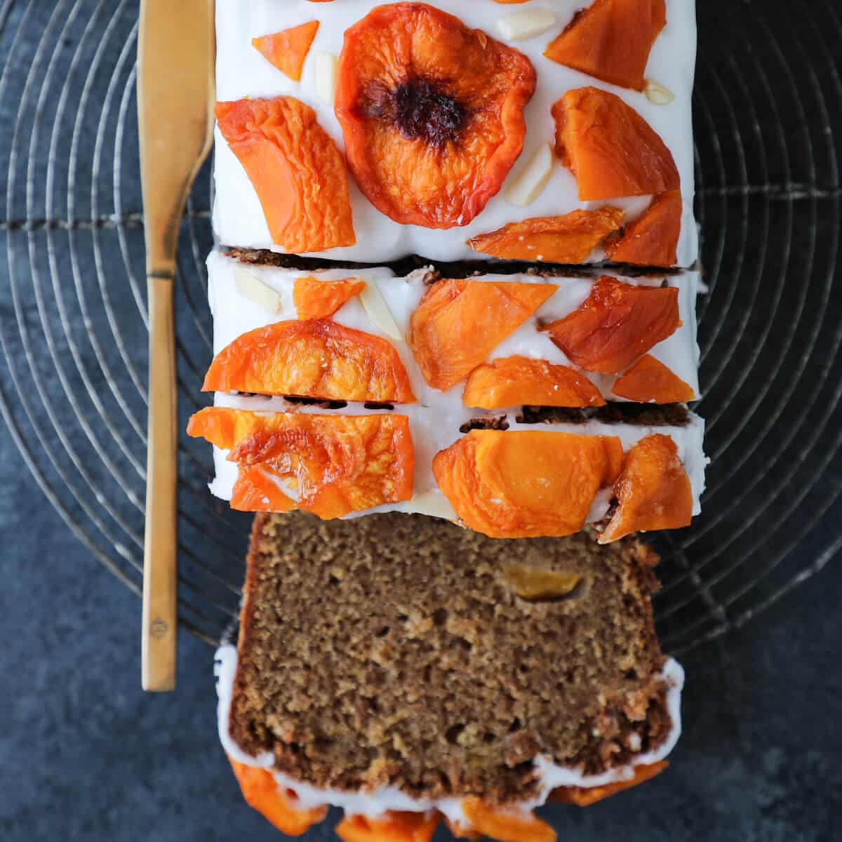 Peach Loaf Cake Chef Lindsey Farr