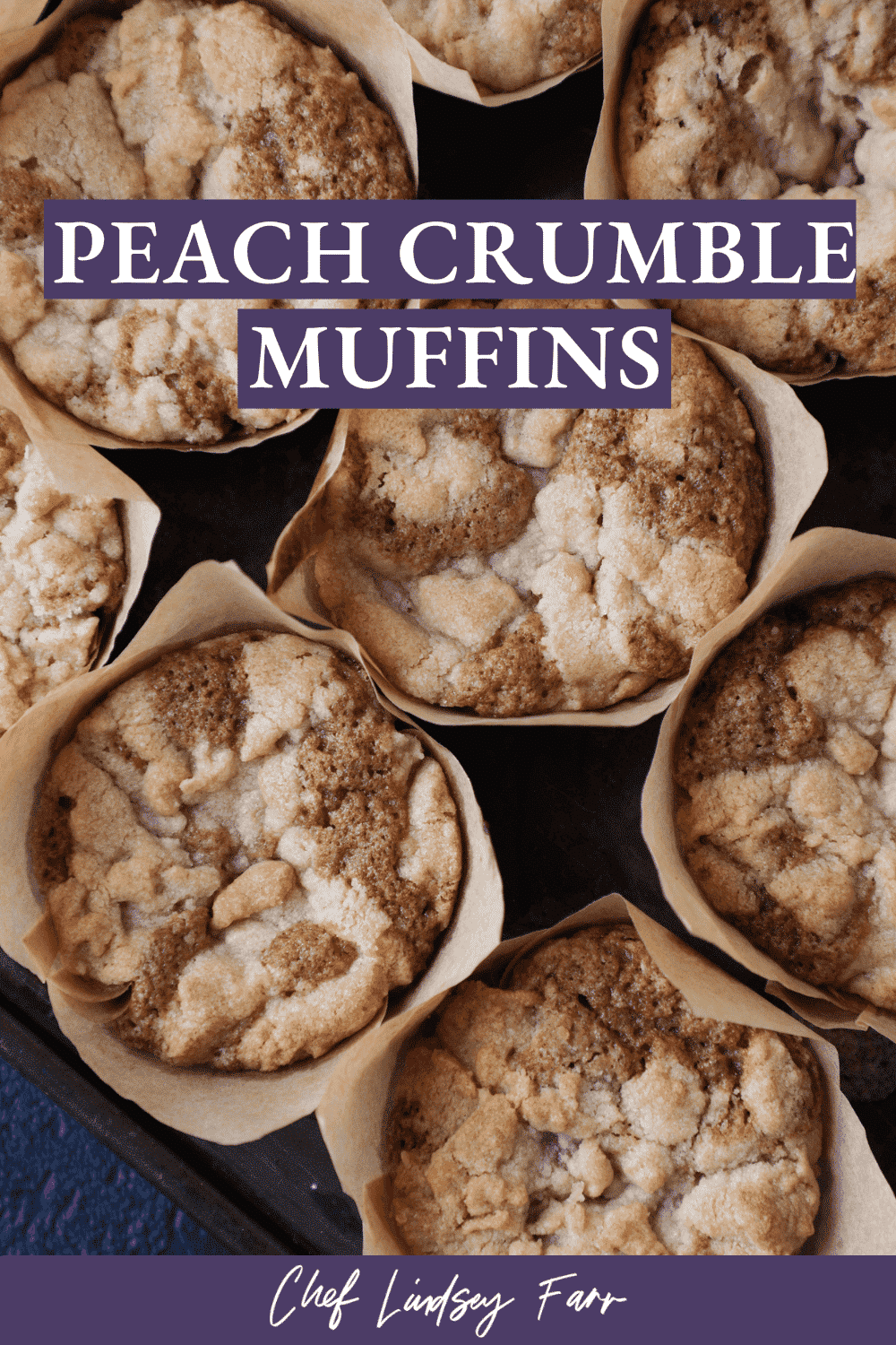 Peach Streusel Muffins Baked
