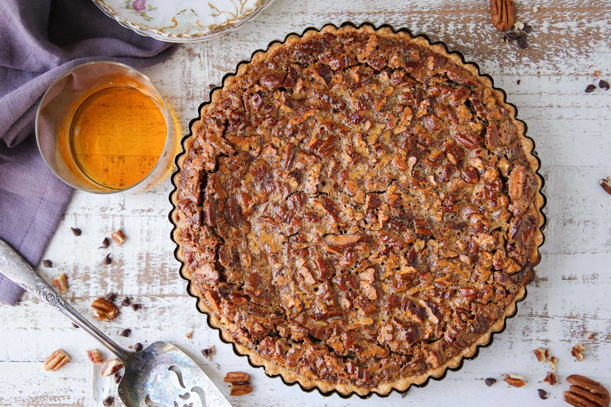 Southern Thanksgiving Pie in tart pan