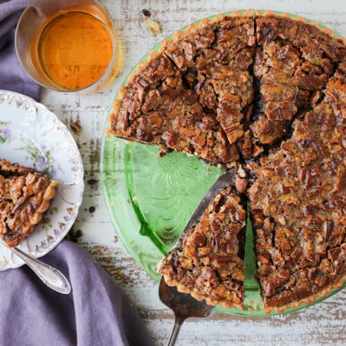 Bourbon Chocolate Pecan Tart Chef Lindsey Farr