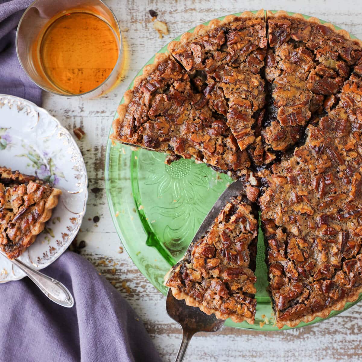 Southern Thanksgiving Pie tablescape