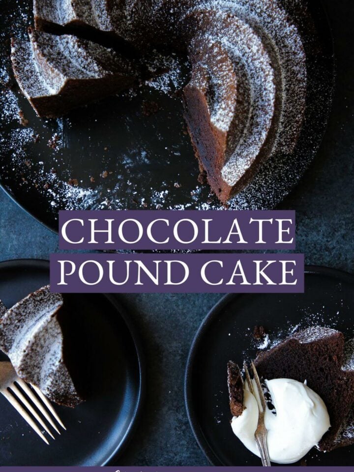 Chocolate Pound Cake Dramatic
