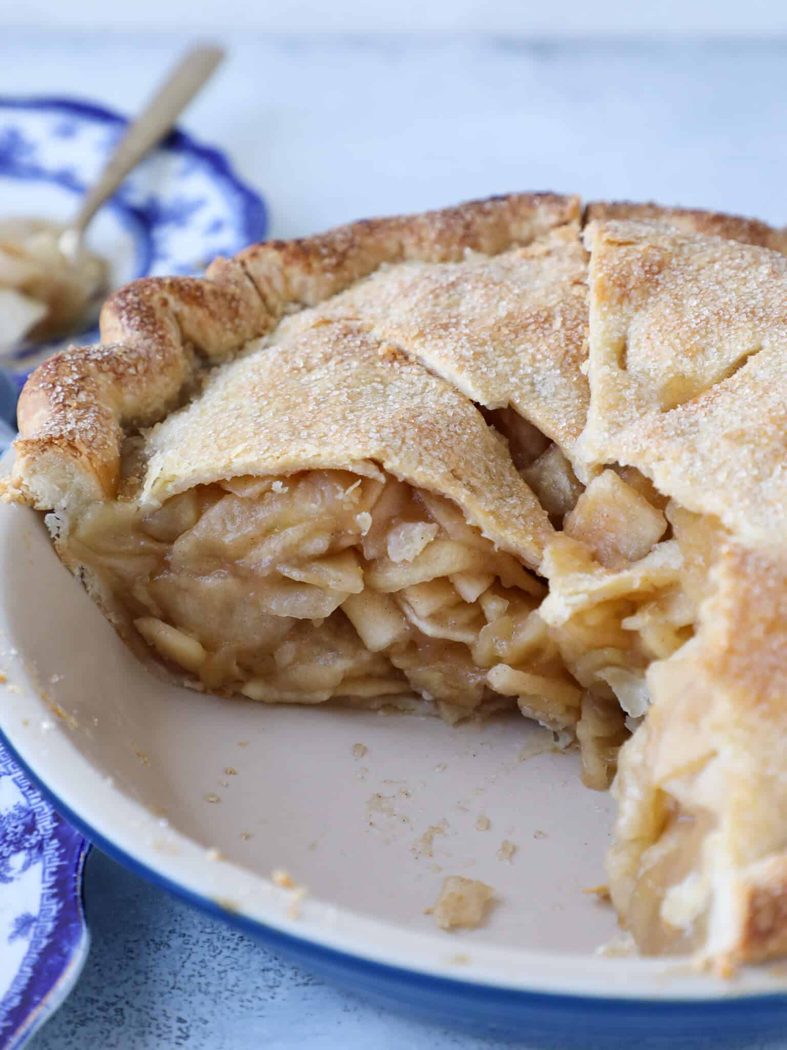 Mile High Apple Pie sliced interior