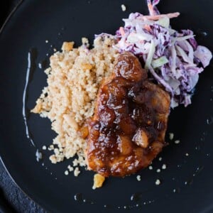 Spicy Peach Pork Chops Perfect Dish