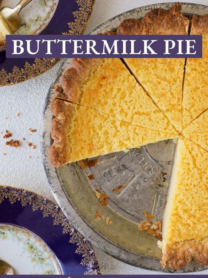 Buttermilk Pie Sliced Moist