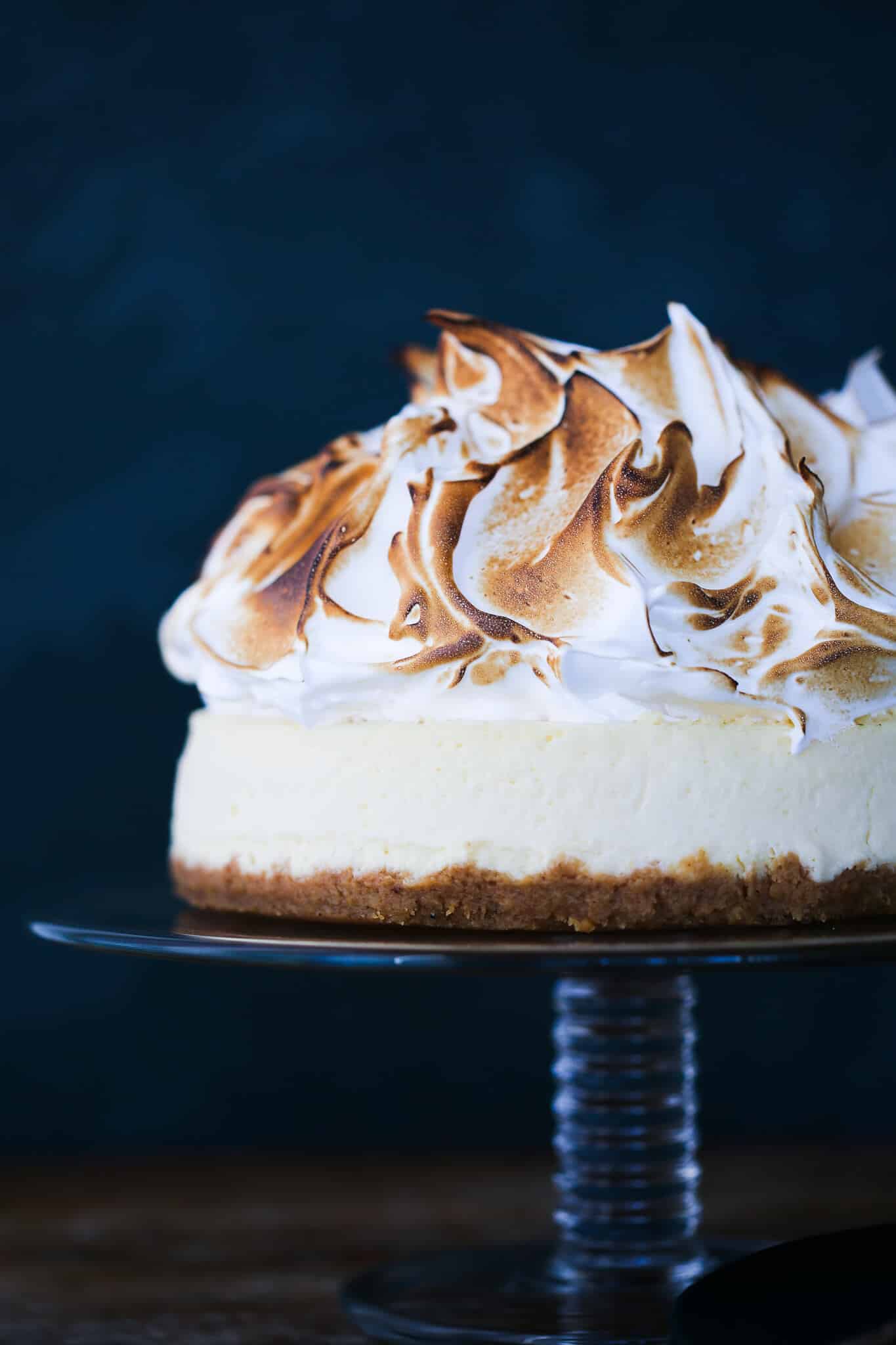 Lemon Meringue Cheesecake meringue unsliced cake  Romantic Sweet Recipe