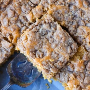 Pumpkin Crumb Coffee Cake Server