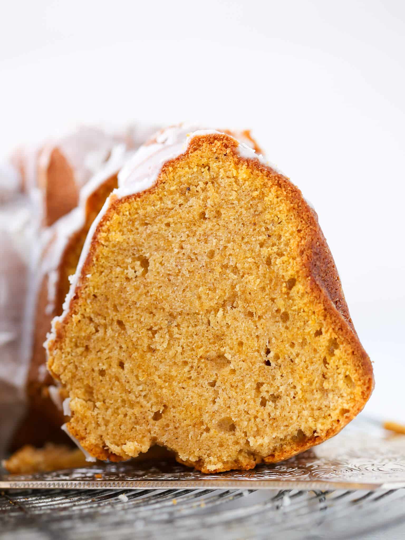 Pumpkin Spice Bundt Cake Interior