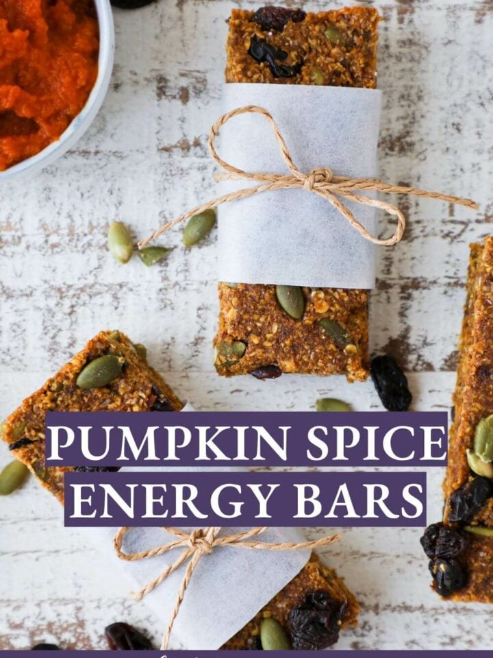 Pumpkin Spice Energy Bars Gift