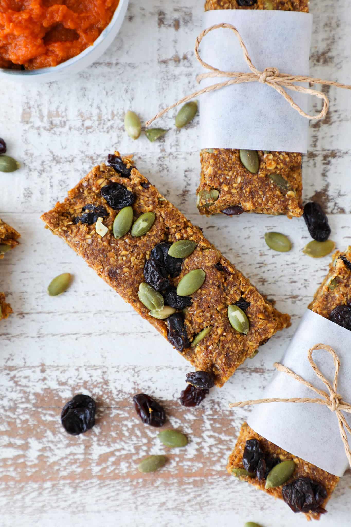 Pumpkin Spice Energy Bars Pumpkin Seeds