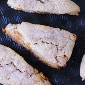Spiced Apple Scones Cracked Top