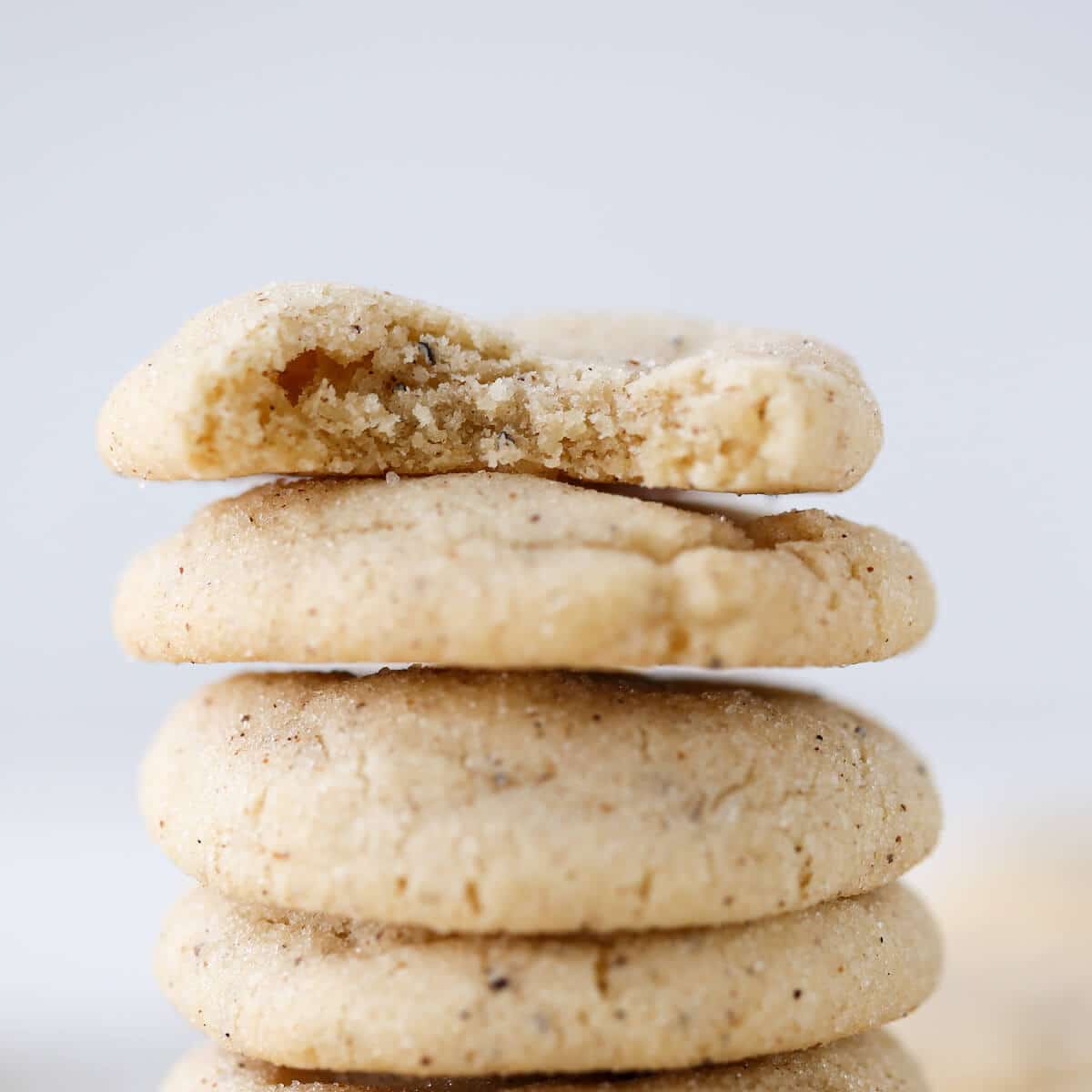 Browned Butter Cardamom Snickerdoodles Crumb