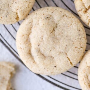 Browned Butter Cardamom Snickerdoodles Perfect Closeup