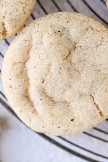 Browned Butter Cardamom Snickerdoodles Perfect Closeup