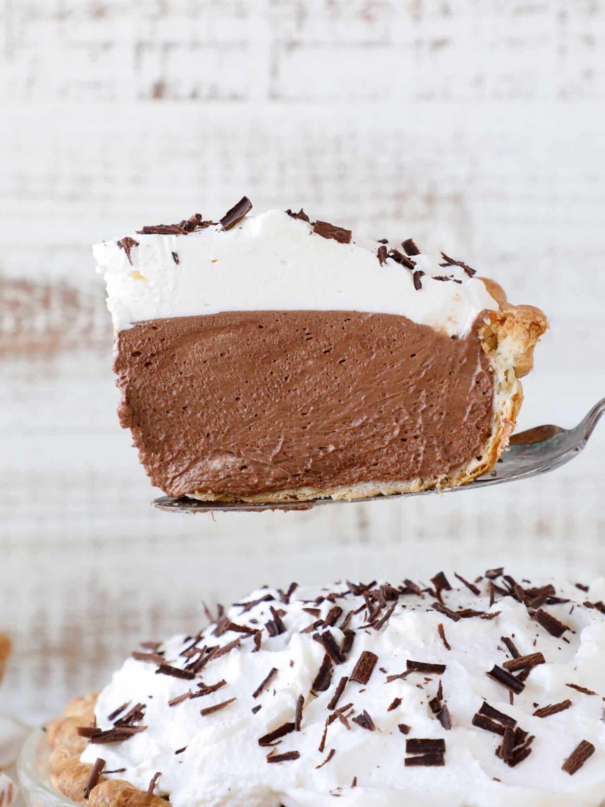 French Silk Pie Pie Server.