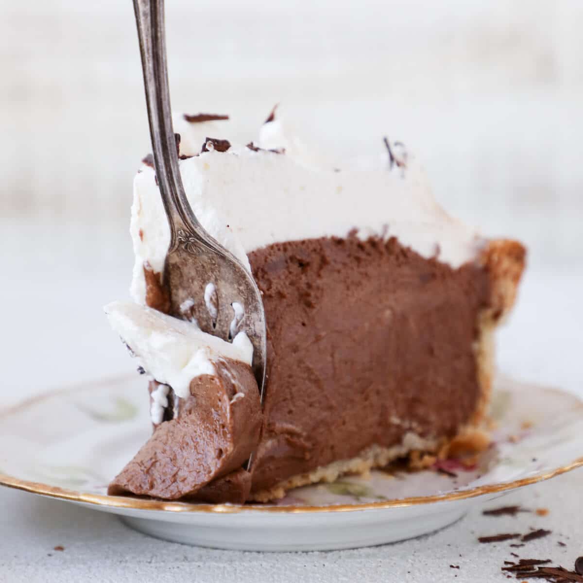 French Silk Pie Silver Fork.