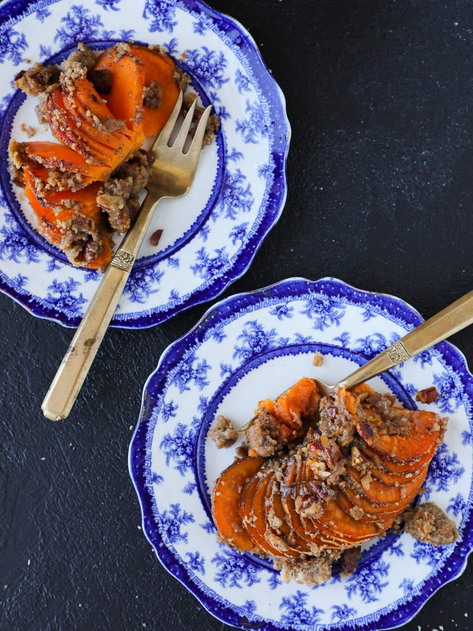 Hasselback Sweet Potatoes Two Servings