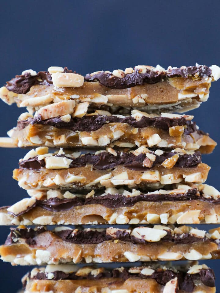How to Make Homemade Toffee Delicious Stack