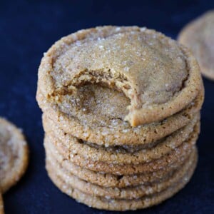 Old Fashioned Chewy Molasses Cookies Perfect Stack