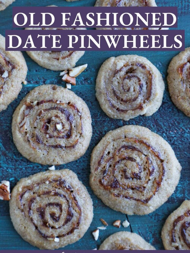 Old Fashioned Date Pinwheels Delicate