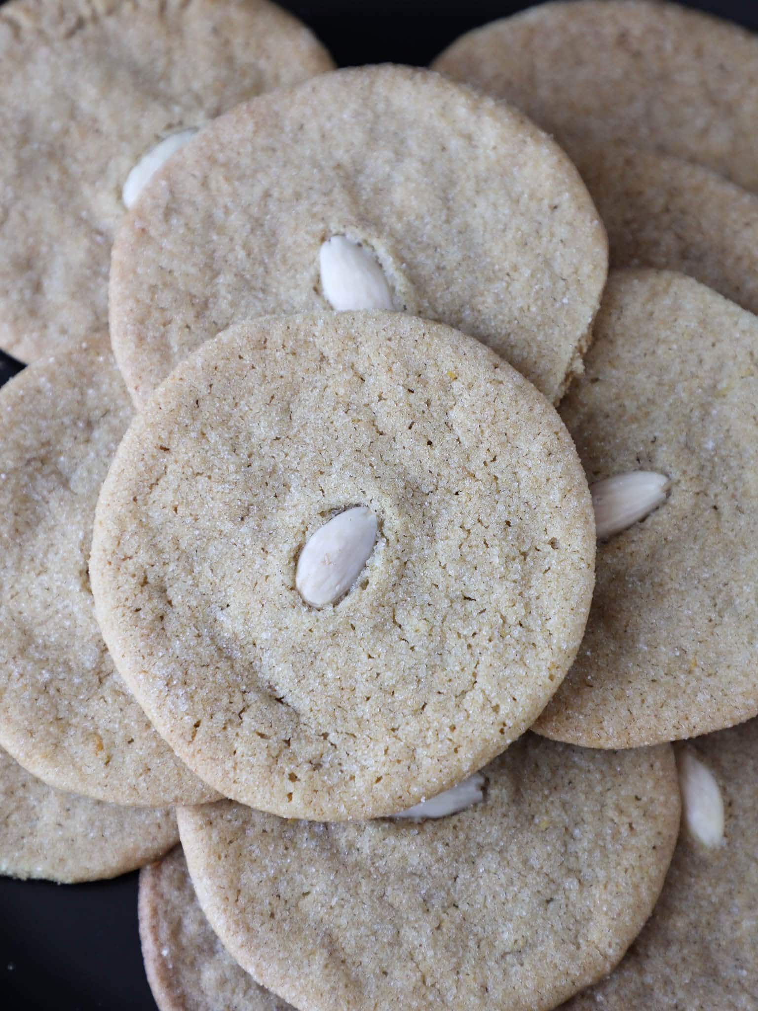 Swedish Pepparkakor Cookies Plated.