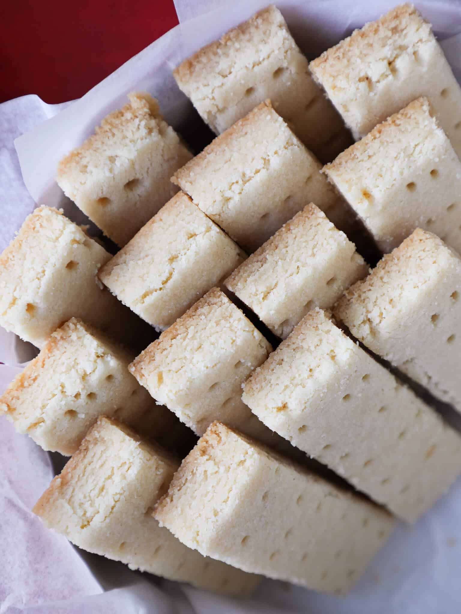Traditional Scottish Shortbread Prepared for a traditional christmas cookies.