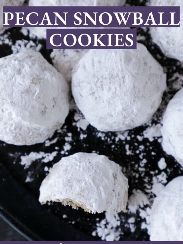 Chef Lindsey Farr Pecan Snowball Cookies