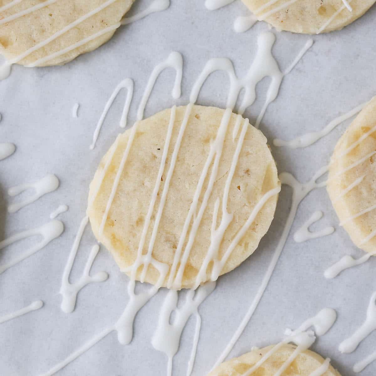 Rum Refrigerator Cookies Closeup