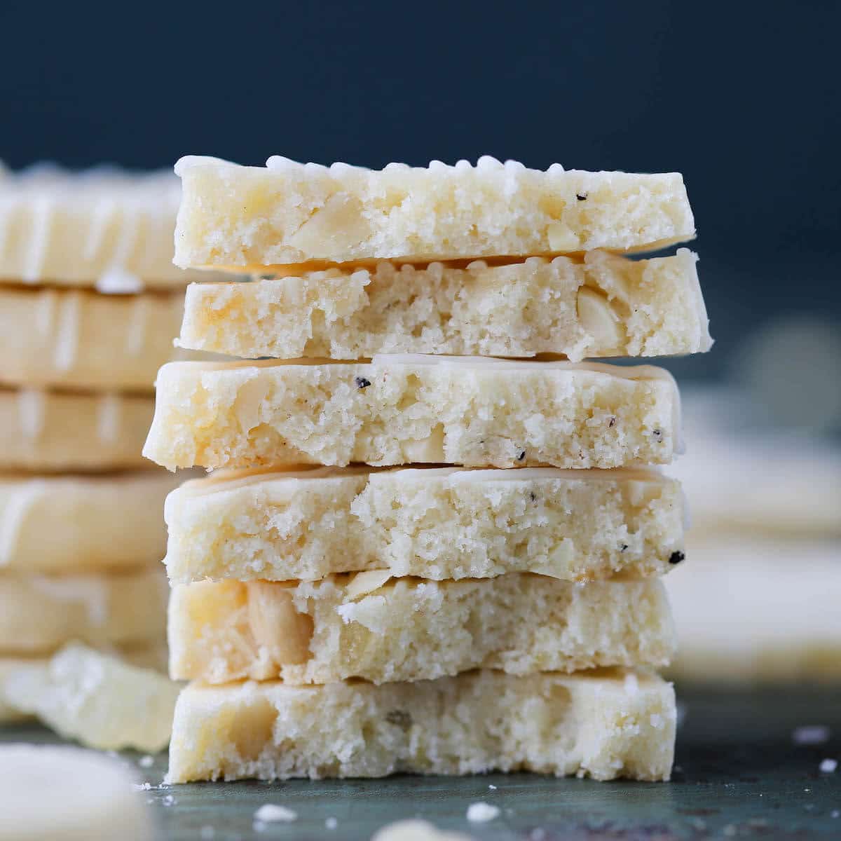 Rum Refrigerator Cookies Crumb