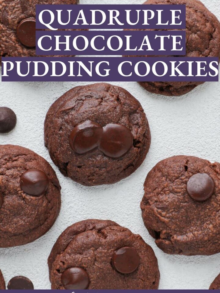 Quadruple Chocolate Pudding Cookies Chef Lindsey Farr