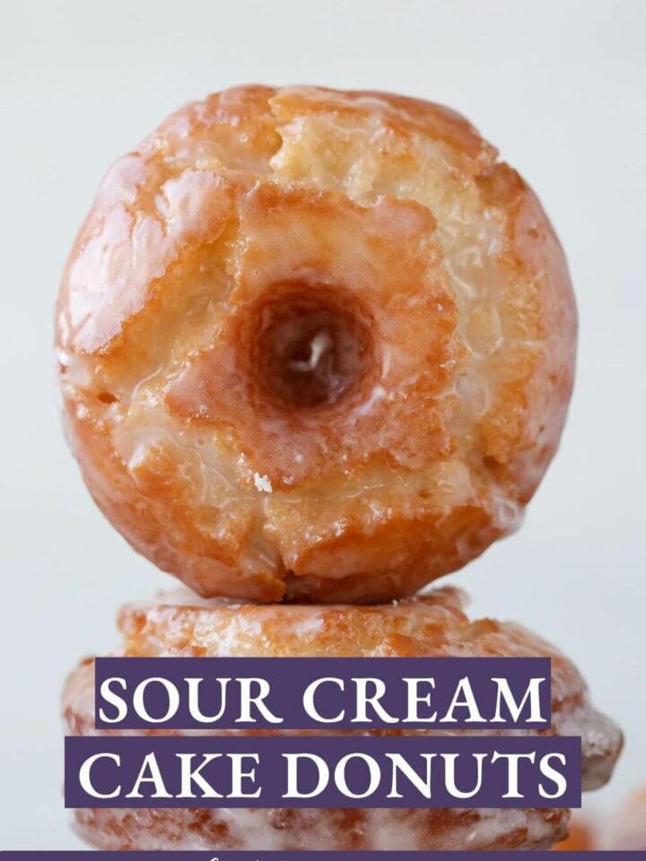 Sour Cream Cake Donuts Chef Lindsey Farr